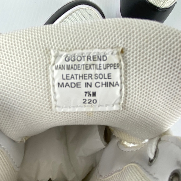 G by Guess OTrend High Top Sneakers 7.5M Leather Soles Round Toe White - Picture 7 of 11